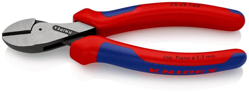 KNIPEX クニペックス X-Cut コンパクトニッパー 全長160mm コンフォートハンドル 黒防錆コート 7302-160