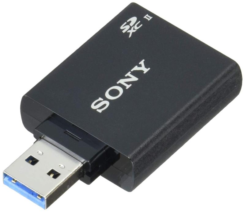 ー(ー) UHS-II対応SDメモリーカードリーダー(USB3.1 Gen1端子搭載) MRW-S1