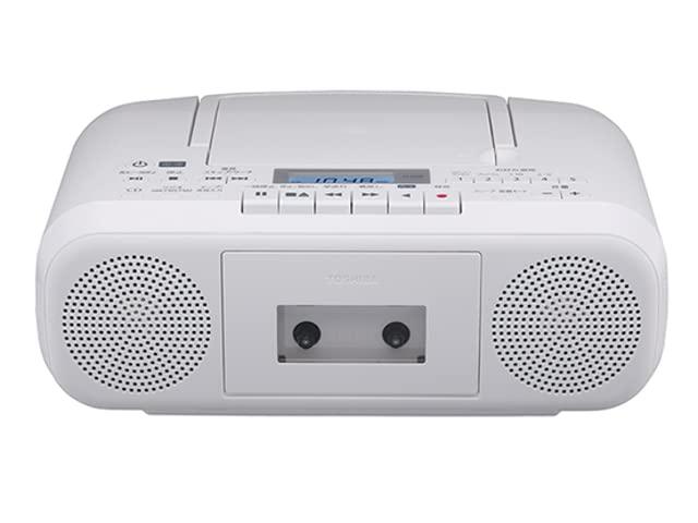 東芝(TOSHIBA) CDラジオカセットレコーダー (白いこと) TY-CDS8(W)