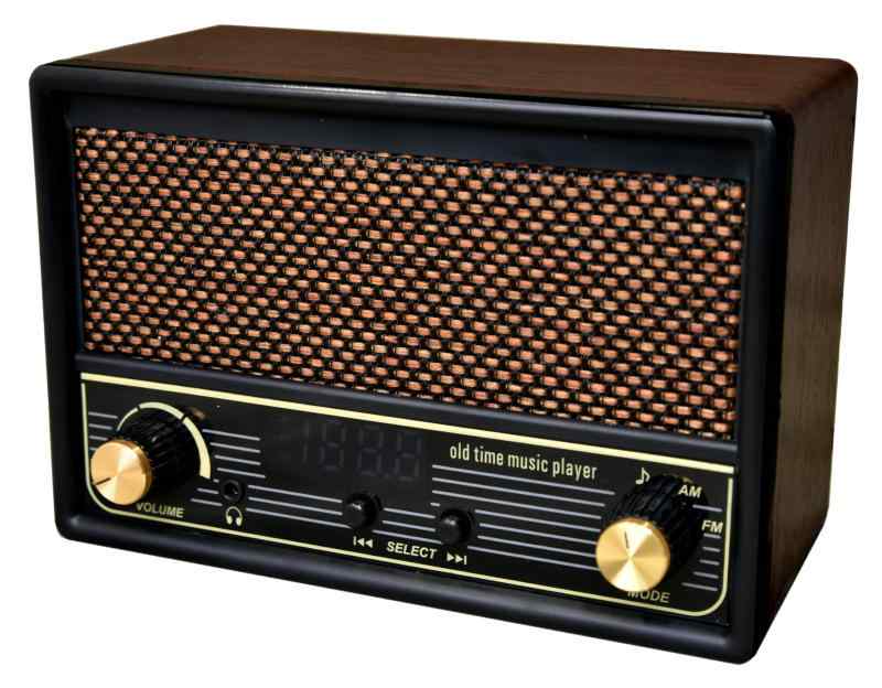 FESCO 歌謡曲ラヂオ DX100 AM/FMラジオ受信機付き添い人快い音電気蓄音機 SRDX-001
