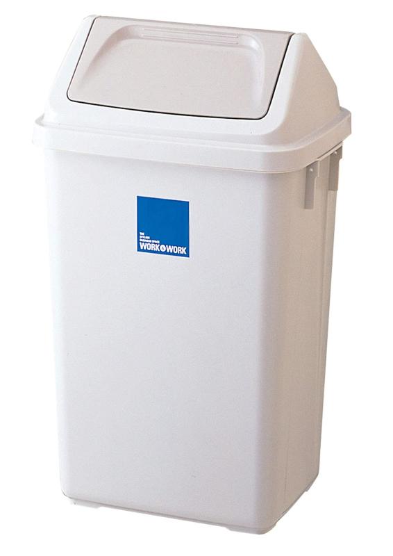 栗鼠 紙くずかご 角型 律動的な調子 砂ぼこりボックス席 薄墨色 47L W\u0026amp;W 47スィング 日本製