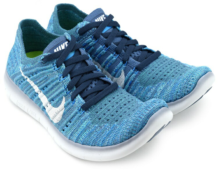 楽天市場 Wmns Nike Free Rn Flyknit Ocean Fog White Bl Glw Hypr Jd ウィメンズ ナイキ フリー ラン フライニット ヴィレコ 楽天市場店