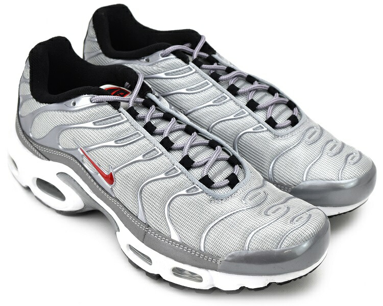 nike air max plus metallic silver