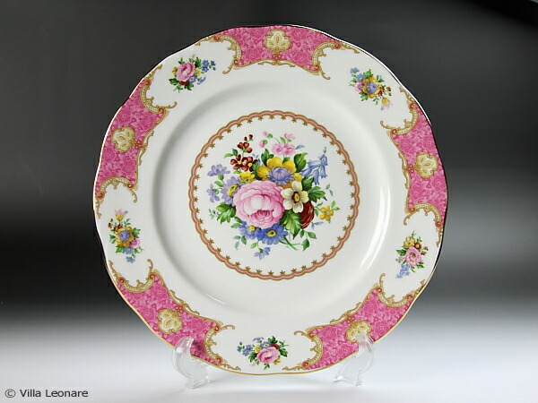 ■ロイヤルアルバート　　ディーププレート５枚セット　　レディカーライル　　　Ｂ　　　〈同梱対象商品〉 : ロイヤルアルバートレディーカーライルプレート26.5cm5