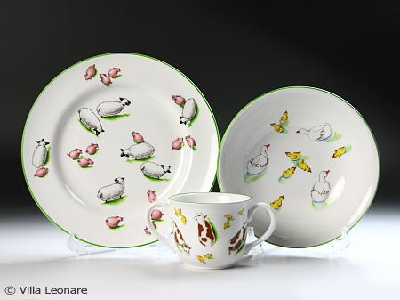 楽天市場】ティファニー カップ＆プレート ベビーセット「TOTS」（子