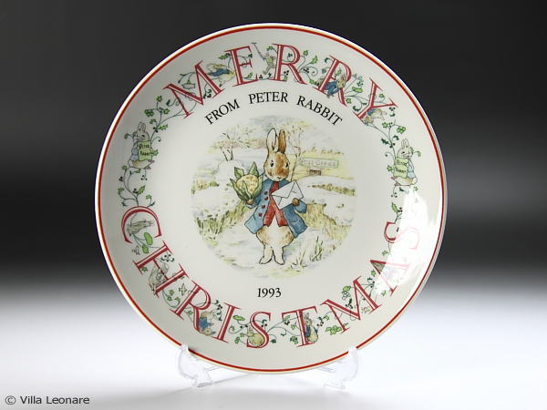 【ウエッジウッド】ピーターラビット クリスマス一皿 1993年 食器・カトラリー・グラス-キッチン用品・食器・調理器具-食器