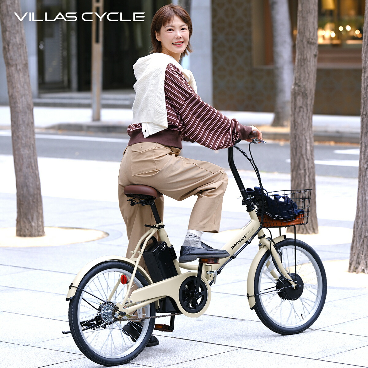 VILLAS CYCLE 電動銀輪 折りたたみ式 20in シングル歯車 電動助けること銀輪 最大限度30粁走行 型御墨付き 公道能力のある 通い通学 街乗り ヴィラスサイクル P-201E