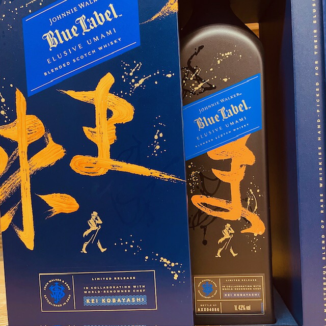 ジョニーウォーカー ブルーラベル　「うま味」 ELUSIVE UMAMI 2024 1000ml