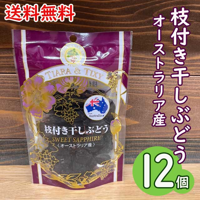 楽天市場】賞味期限：2026.7.12【送料無料】枝付き干しぶどう 80g×12