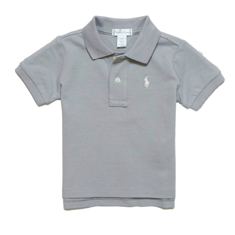 cotton mesh polo shirt