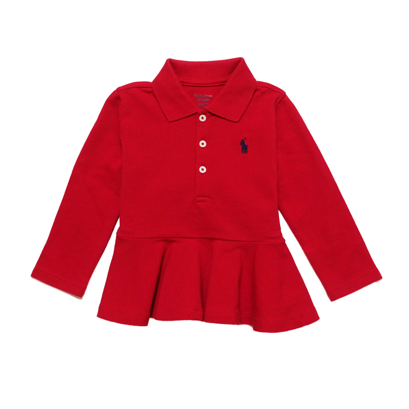 ポロ ラルフローレン Ralph ベビー Lauren Polo 女の子 長袖 ポロシャツ
