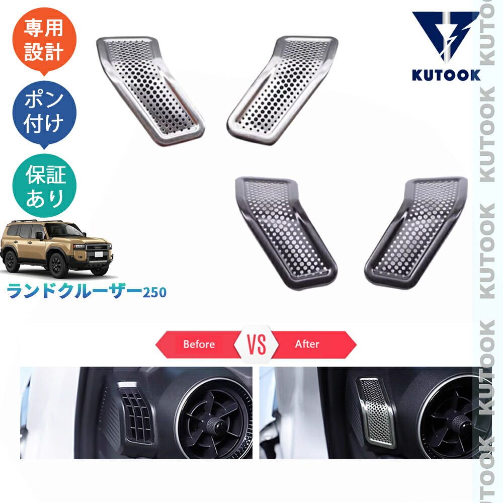 ランドクルーザーハンドル ドアハンドルをZX仕様に（非純正）（トヨタ ランドクルーザー250