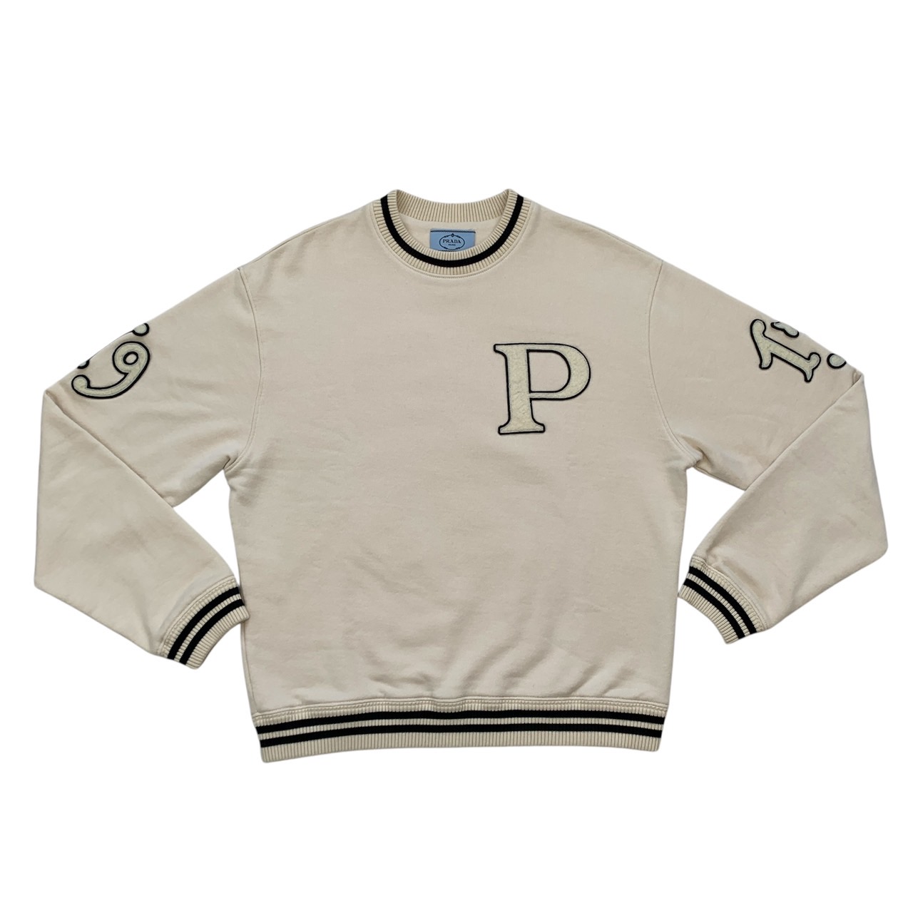 PRADA ベージュ トレーナー ベージュ系 S PRADA(プラダ) スウェット・トレーナー(レディース