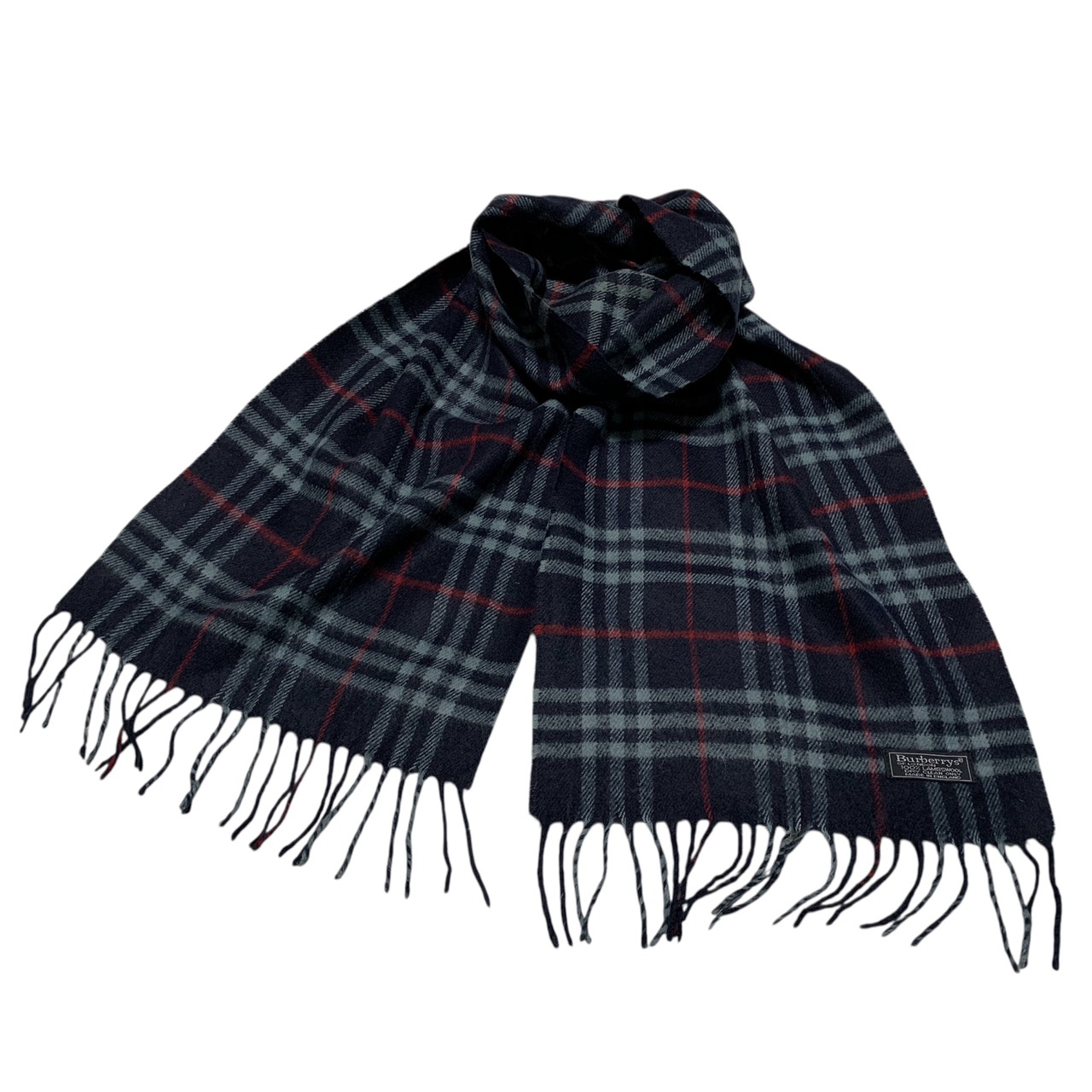 【最終処分SALE】Burberry バーバリーチェックマフラーK-6271 最終処分SALE】Burberry バーバリーチェック ウール マフラー グリーン