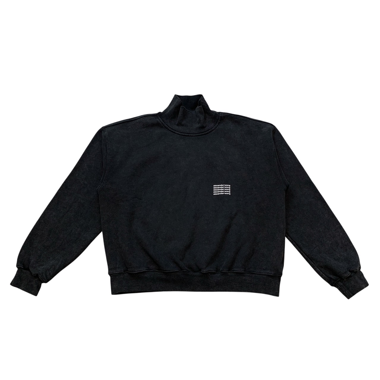 アレキサンダーワン alexanderwang ユニ一発やる デンスフリース ハイネック ティーシャツ XS