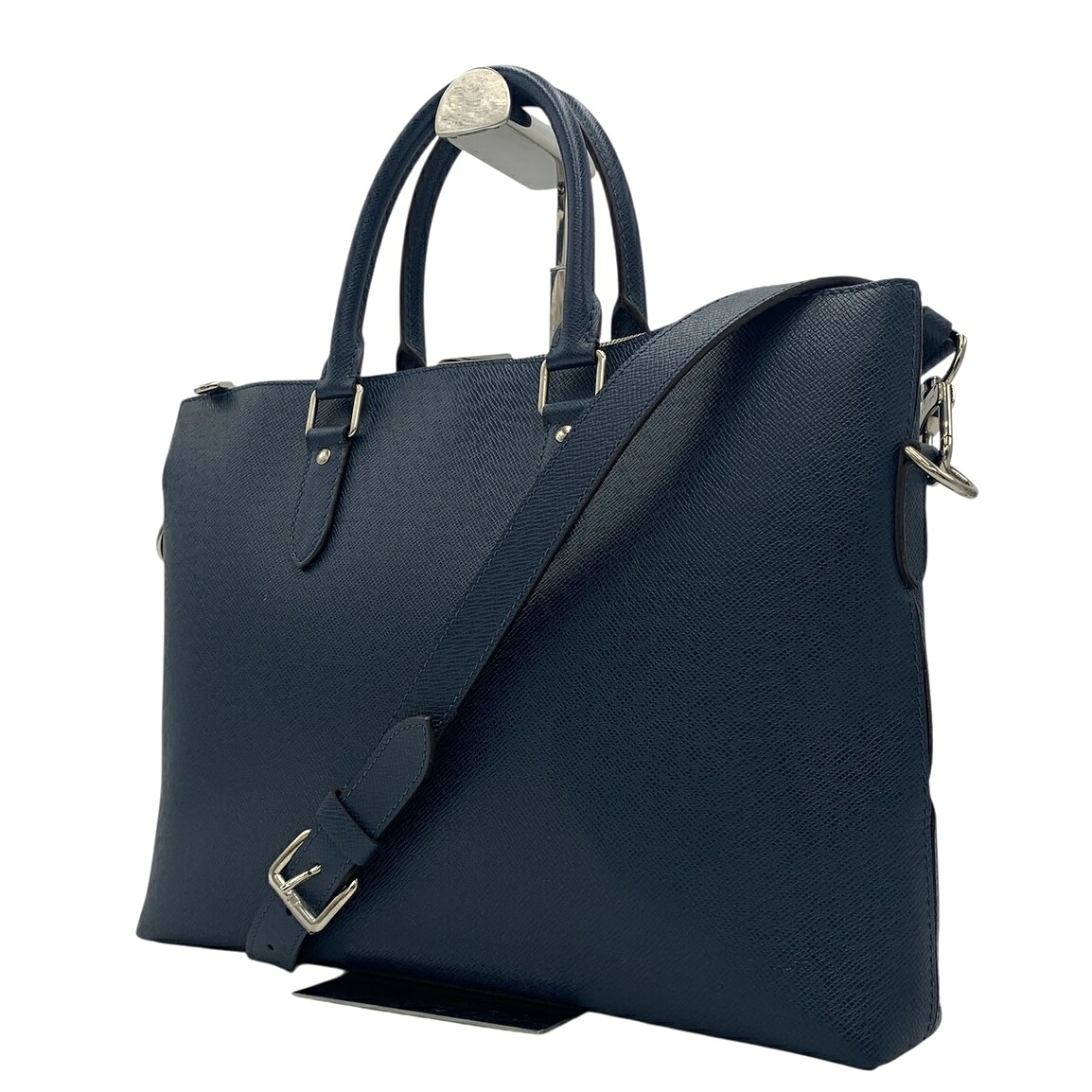 LOUIS VUITTON ルイ ヴィトン　タイガ アントン　ビジネスバッグ ブリーフケース　レザー　ネイビー　M34401｜Rapgo