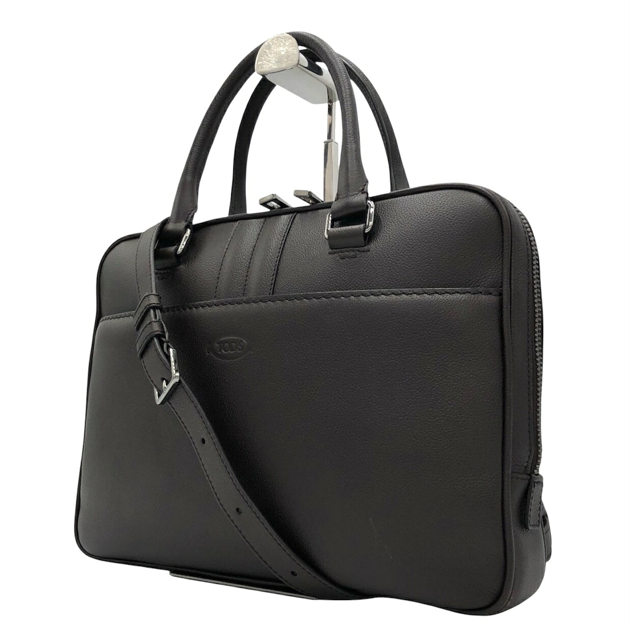 TOD'S トッズ 2WAY レザー メンズ ビジネスバッグ ブリーフケース ショルダーバッグ ブラウン|Rapgo