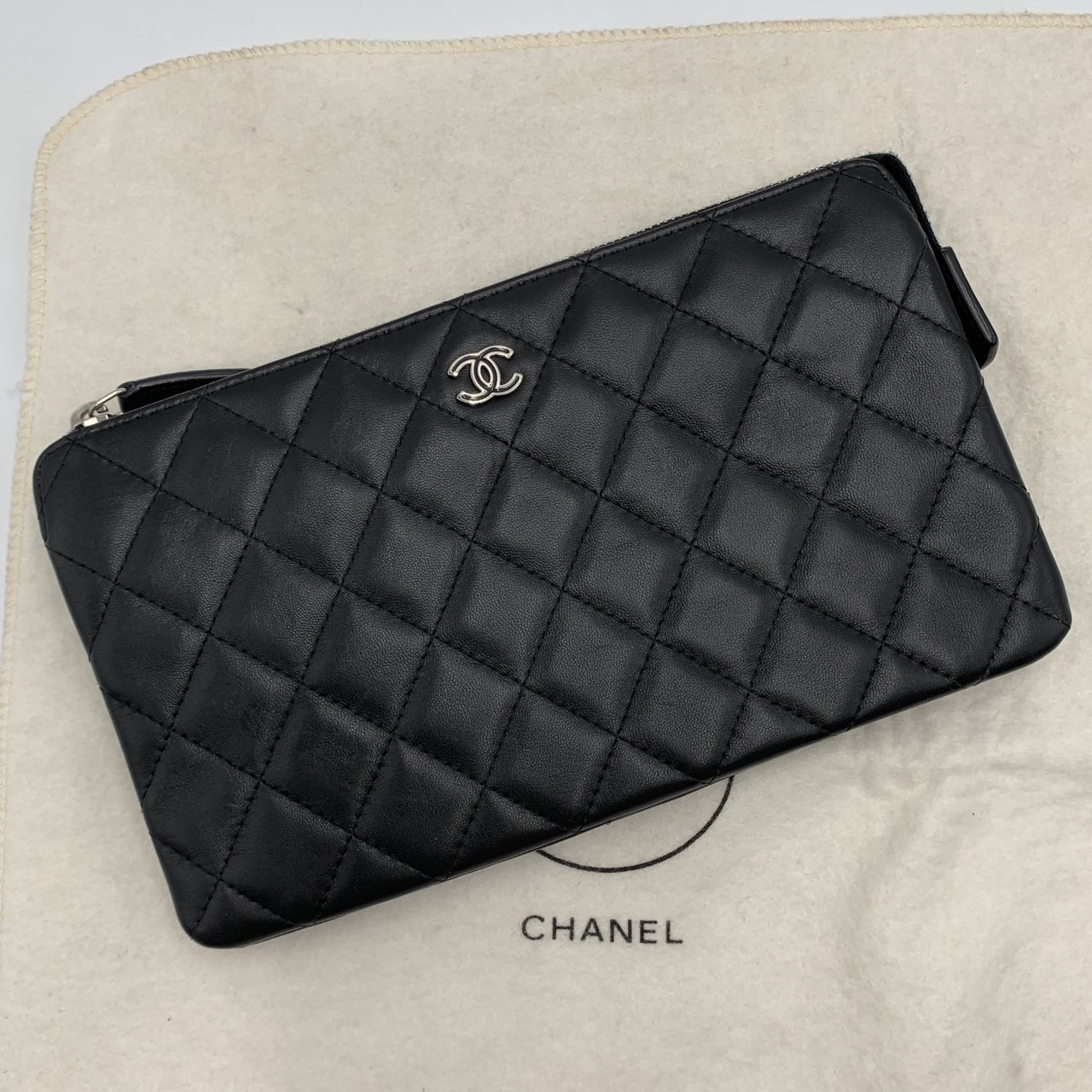 シャネル マトラッセ ラムスキン レザー クラッチ セカンド バッグ ココマーク 楽天市場】CHANEL シャネル ココマーク マトラッセ クラッチ