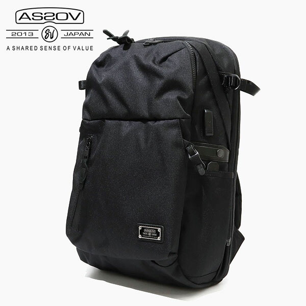 アッソブ AS2OV バックパック CORDURA DOBBY 305D EXPANSION DAYPACK デイパック リュック ブラック 061421 BLACK | ブランド [正規取扱店]【ポイント2倍 | もれなく選べるノベルティ】