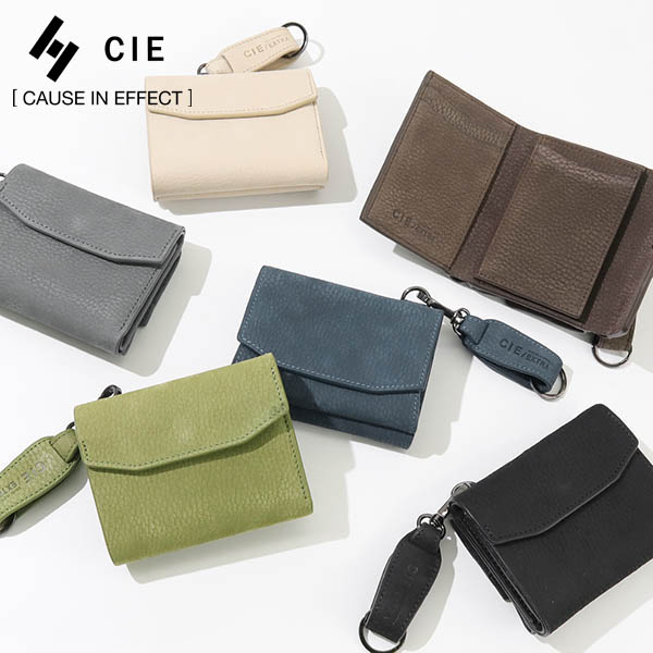 シー CIE 二つ折り財布 FOLK COMPACT MIDDLE WALLET フォーク コンパクト ミドル ウォレット CIE EXTRA シー エクストラ メンズ レディース レザー 各色 032255 | ブランド [正規取扱店]【ポイント10倍 | もれなく選べるノベルティ】｜VIOLAL BAG＆LUGGAGE