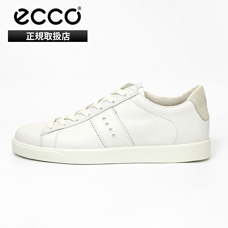 《2人に1人最大P100%バック》エコー ECCO スニーカー レディース ストリートライト STREET LITE W レザー 靴 2026年春夏新作 2026SS ホワイト 21280359390 WHT/S WHT | ブランド [正規取扱店]【ポイント10倍】｜VIOLAL BAG＆LUGGAGE