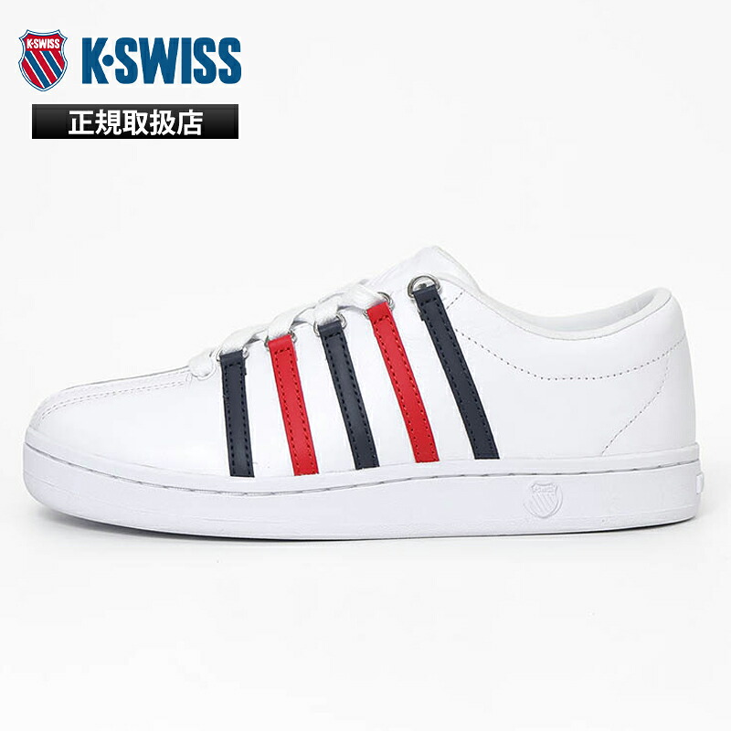 《2人に1人最大P100%バック》ケースイス K-SWISS Ｋスイス スニーカー メンズ レディース CLASSIC 88 クラシック88 ホワイト Dブルー レッド WHITE&times;D/BLUE&times;RED 靴 2KSU-088 WDR | ブランド [正規取扱店]【ポイント10倍】｜VIOLAL BAG＆LUGGAGE