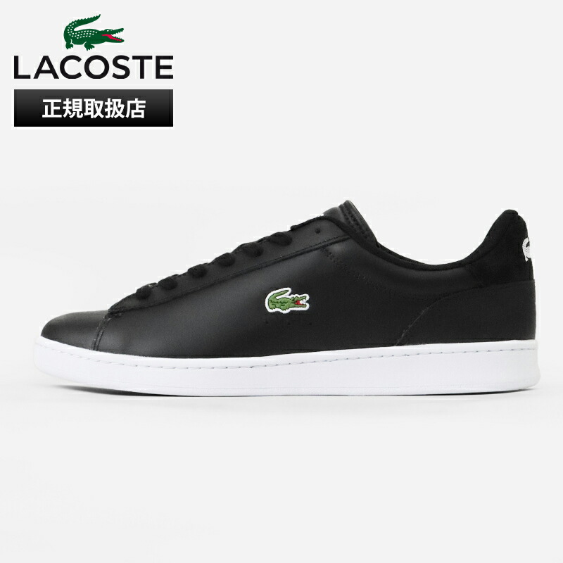 《クーポン》ラコステ LACOSTE スニーカー メンズ カーナビーセット CARNABY SET 224 1 SMA レザー 靴 シューズ 2026年春夏新作 2026SS ブラック ホワイト 48SMA0011 312 BLK/WHT | ブランド [正規取扱店]【ポイント10倍】 10,296円