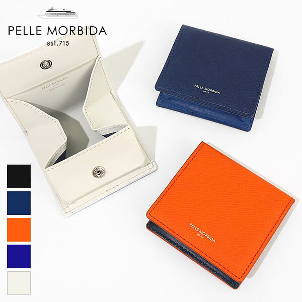 ペッレモルビダ PELLE MORBIDA ボックス型 小銭入れ Barca バルカ メンズ コインケース レザー 各色 PMO-BA309 | ブランド [正規取扱店]【ポイント10倍 | もれなく選べるノベルティ】