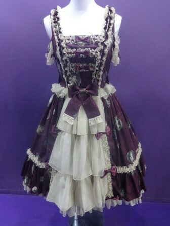 【中古】ｍｅｔａｍｏｒｐｈｏｓｅ ｔｅｍｐｓ ｄｅ ｆｉｌｌｅ/[押し並べて大きさ] Ｖｉｎｔａｇｅ ｃａｍｅｏチュールフリルリボンｄｒｅｓｓ/メタモルフォーゼタンドゥフィーユ/２６０１１３１８４５