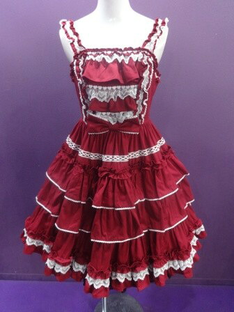 【中古】Ａｎｇｅｌｉｃ Ｐｒｅｔｔｙ/Ｐｒｅｔｔｙフリルジャンパースカート/アンジェリックプリティ/２５１２１４１７５５
