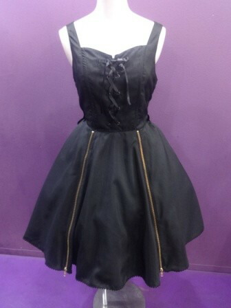【中古】ｍｅｔａｍｏｒｐｈｏｓｅ ｔｅｍｐｓ ｄｅ ｆｉｌｌｅ/[原則として大きさ] Ｎｏｓｔａｌｇｉａ Ｇｏｔｈｉｃファスナージャンパースカート/メタモルフォーゼタンドゥフィーユ/２６０５１２１４１６