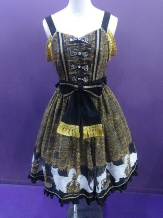 【中古】ｍｅｔａｍｏｒｐｈｏｓｅ ｔｅｍｐｓ ｄｅ ｆｉｌｌｅ/[原則として大きさ] Ｒｏｙａｌ Ｃｒｏｗｎ Ｃａｔリボンジャンパースカート/メタモルフォーゼタンドゥフィーユ/２６０５２８１５２２