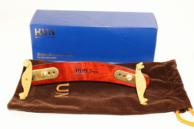 楽天市場】【26日までポイントUP】KUN バイオリン用 肩当て ブラボ 4/4