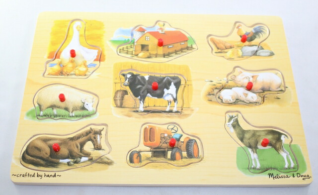 melissa and doug farm animal puzzle