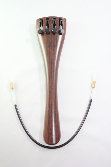 楽天市場】1/2サイズ チェロ用 天然黒檀テールピース、ビルトイン