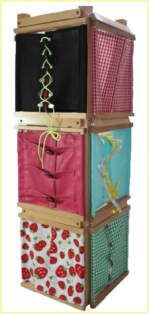 楽天市場】モンテッソーリ モンテ 着衣枠 蝶結び N おもちゃ 知育玩具