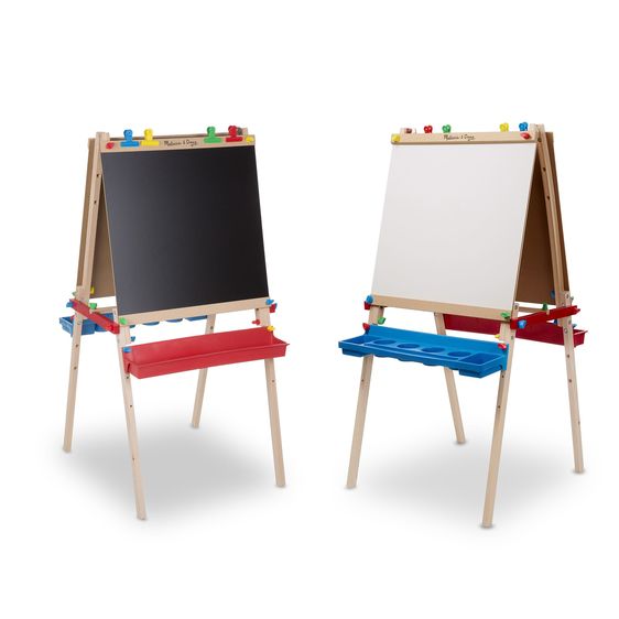 メリッサ&ダグ　デラックス　木製　アート・イーゼル　Melissa & Doug Deluxe Wooden Standing Art Easel｜バイオリンJP