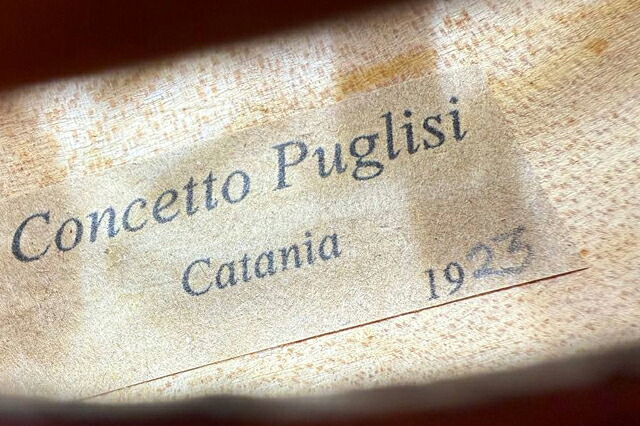 【イタリアン・モダン・バイオリン】Concetto Puglisi 1923　コンチェット・プグリジ 【カターニア出身の弦楽器製作者】