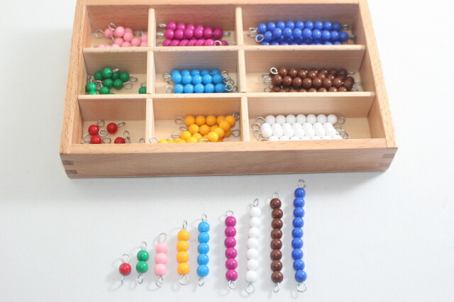 楽天市場】モンテッソーリ 引き算へび遊び ビーズ Montessori