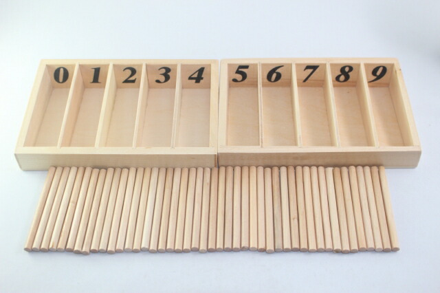楽天市場】モンテッソーリ 算数棒 ♪小50cm♪ Montessori Numerical