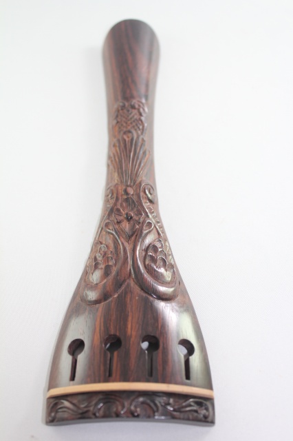 楽天市場】チェロ用 紫檀 装飾テールピース、ラウンド型、黒フレット