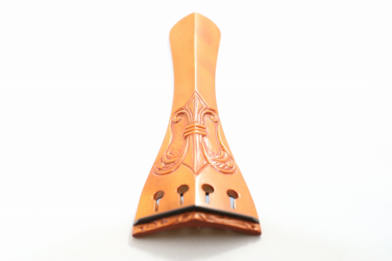 楽天市場】彫刻装飾#4 柘植テールピース、ゴールド・フレット