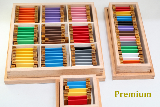 楽天市場】モンテッソーリ 色板 第1、2、3の箱セット Montessori Color 
