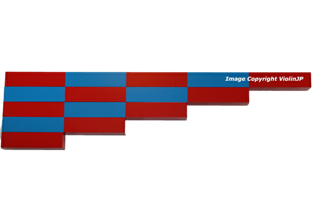 楽天市場】モンテッソーリ 赤い棒 ♪5ステップ プレミアム