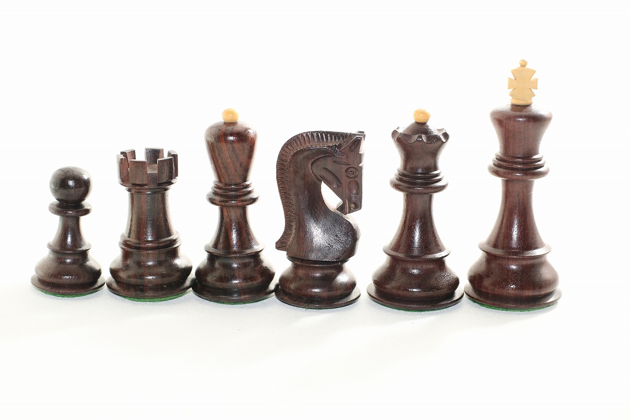 楽天市場】ハンドメイド高級 チェス駒セット ♪ロシアン・モデル 黒檀
