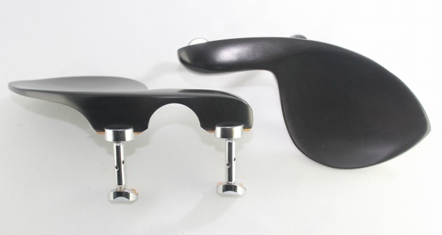 楽天市場】あご当て スライダー型 柘植 セミヒル・クローム金具付き