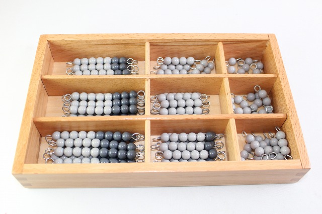 楽天市場】モンテッソーリ 色ビーズ 箱入りセット Montessori