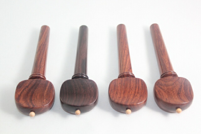 楽天市場】チェロ用 紫檀テールピース+ペグセット アジャスター内蔵