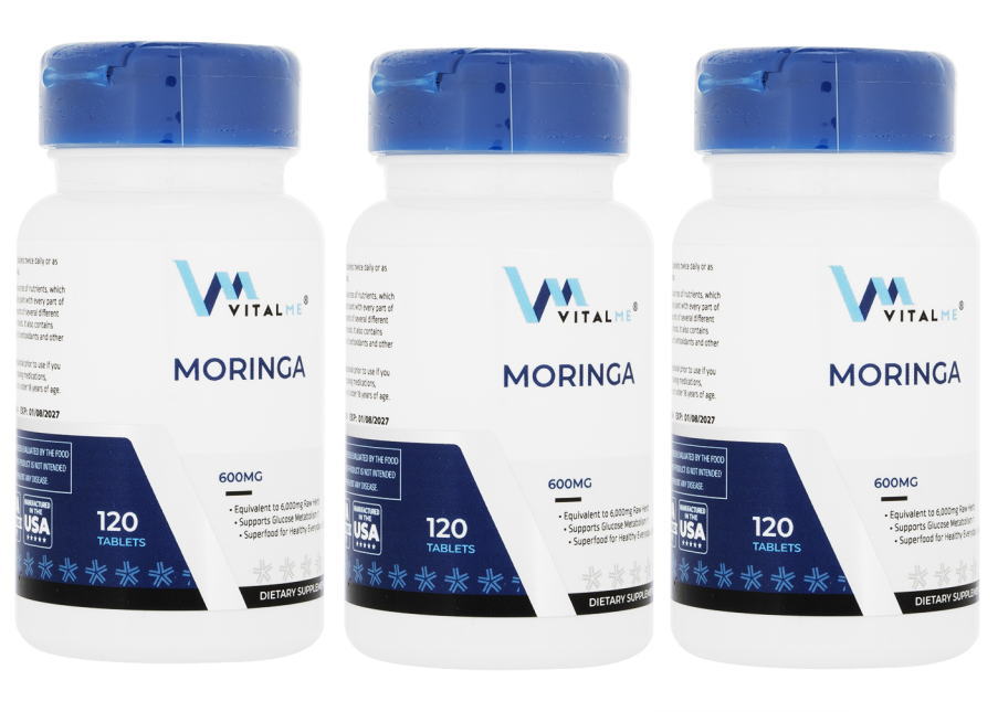 バイタルミー モリンガ600mg120タブレット(バイタルミー)2本+1本Free[計3本] 1セット VitalMe Moringa画像