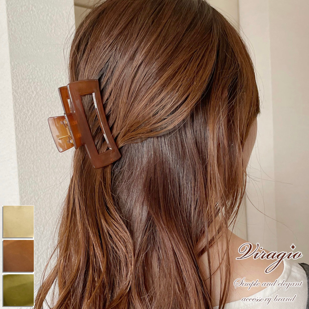 ビジュ付バンスヘアクリップ